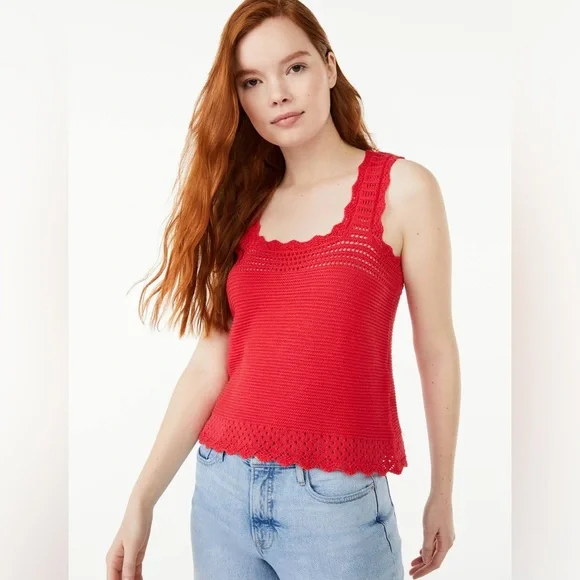 FREE ASSEMBLY CROCHET TANK TOP - SiZE SMALL - Picture 1 of 7